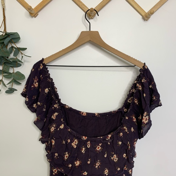 UO Kimchi Blue off the shoulder floral dress - Picture 7 of 8